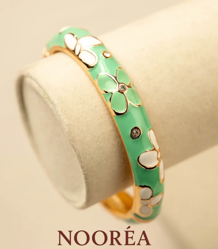 Mint Petals Bangle