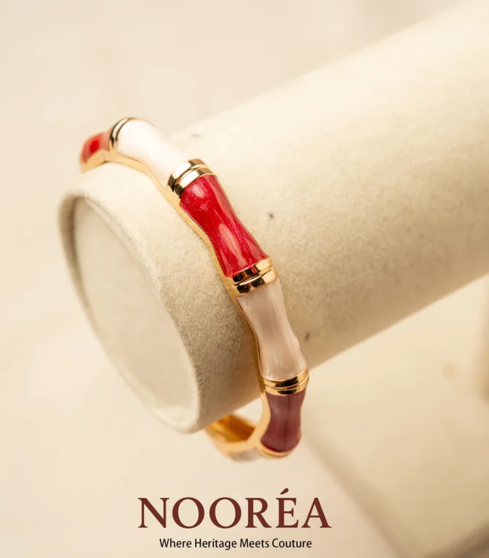 Rose Quartz Shine bangle