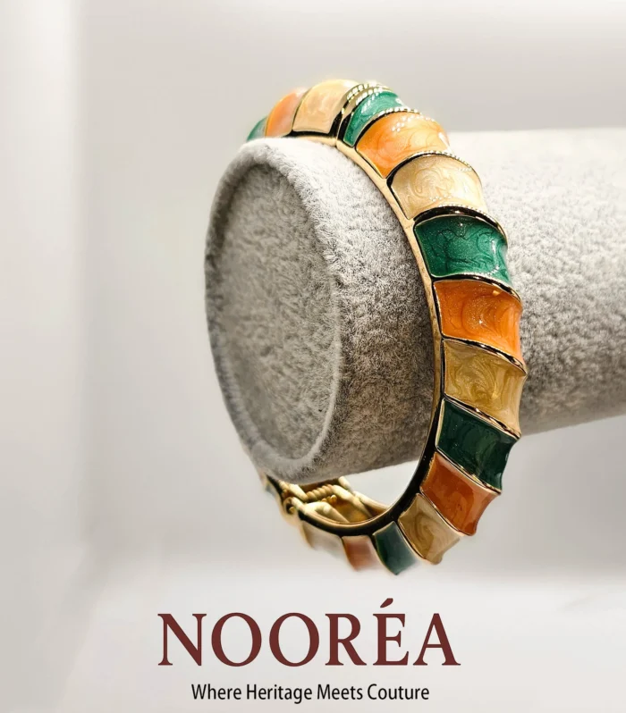 Emerald Crown Bangle