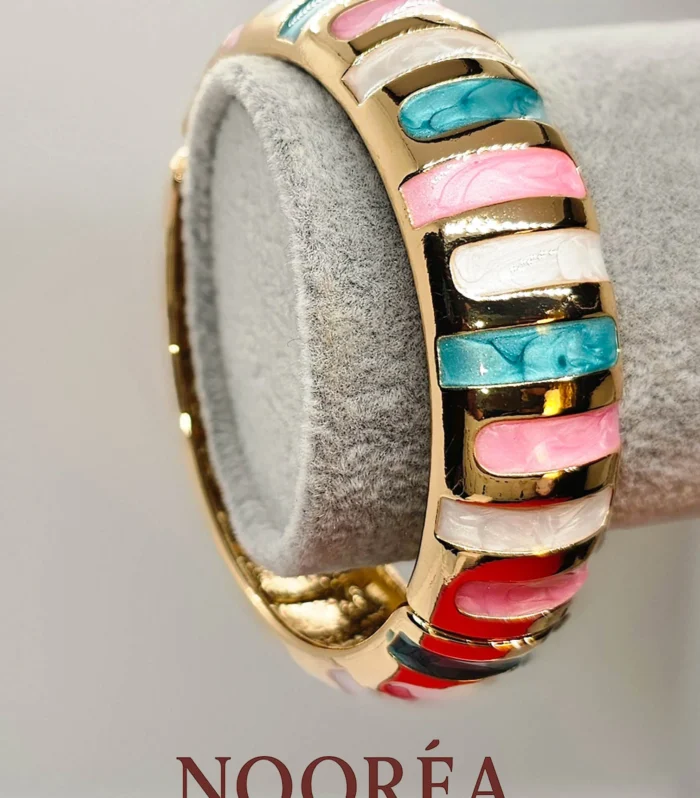 Candy Stripe Open Cuff