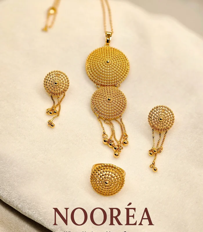Jharna Drop Gold Set