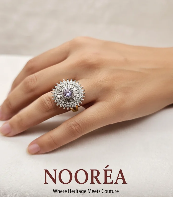 Starburst Crystal Ring