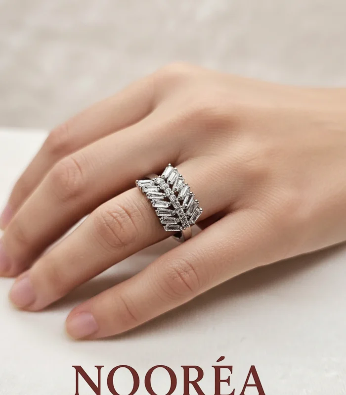 Silver Chevron Stack