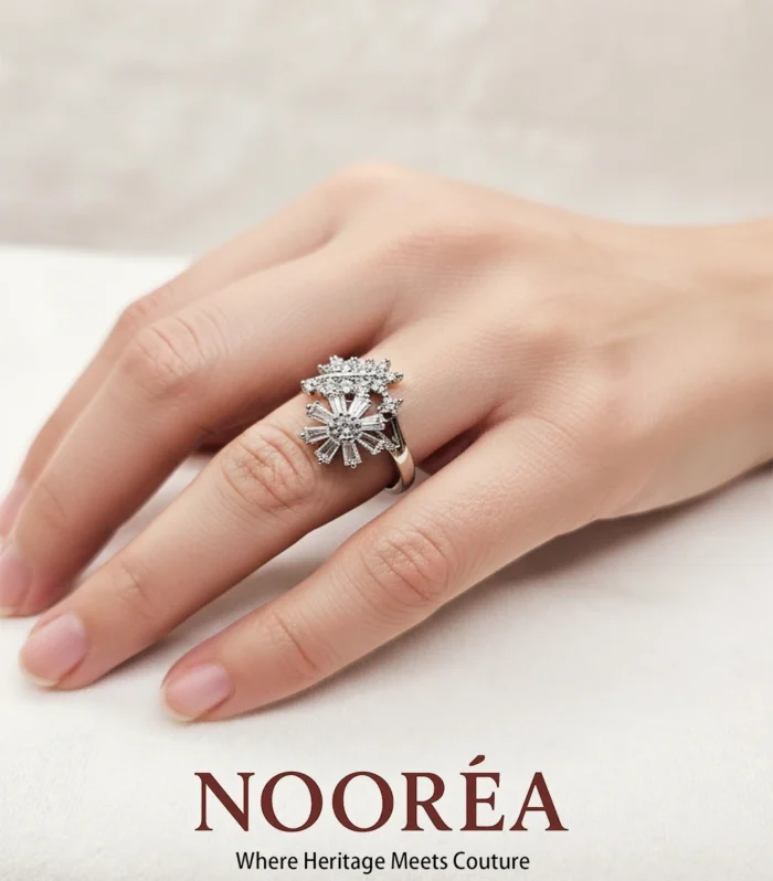 Geometric Floral Bloom