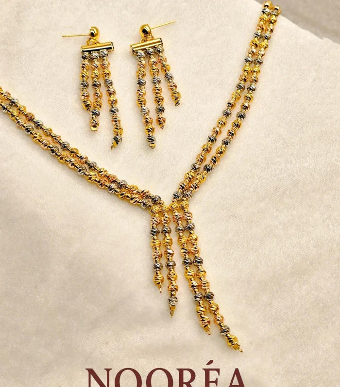 Midnight Gold Fringe Set