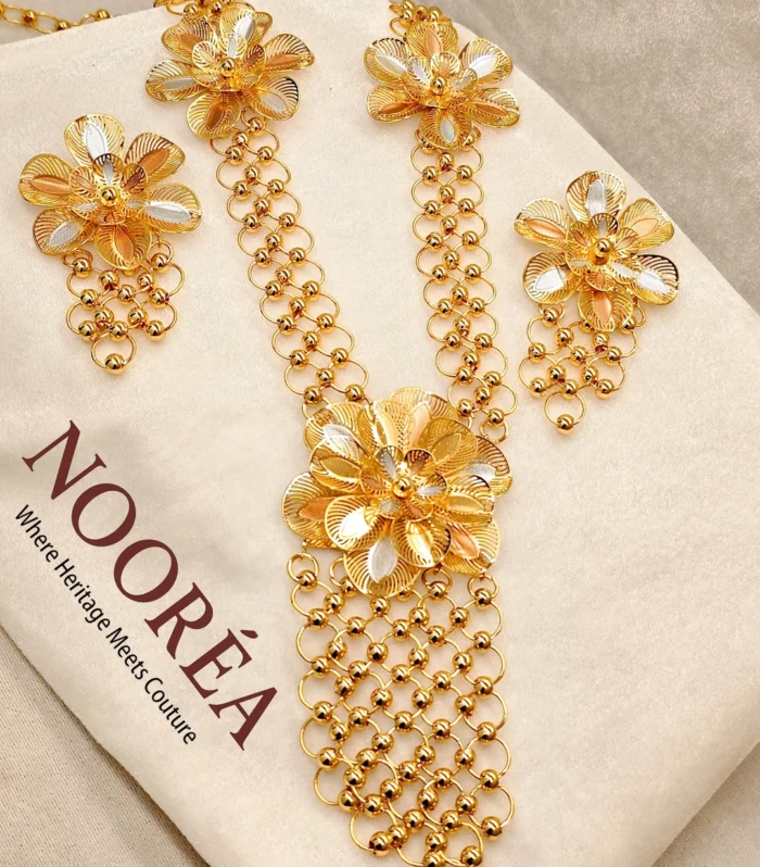 Golden Bloom Cascade Set