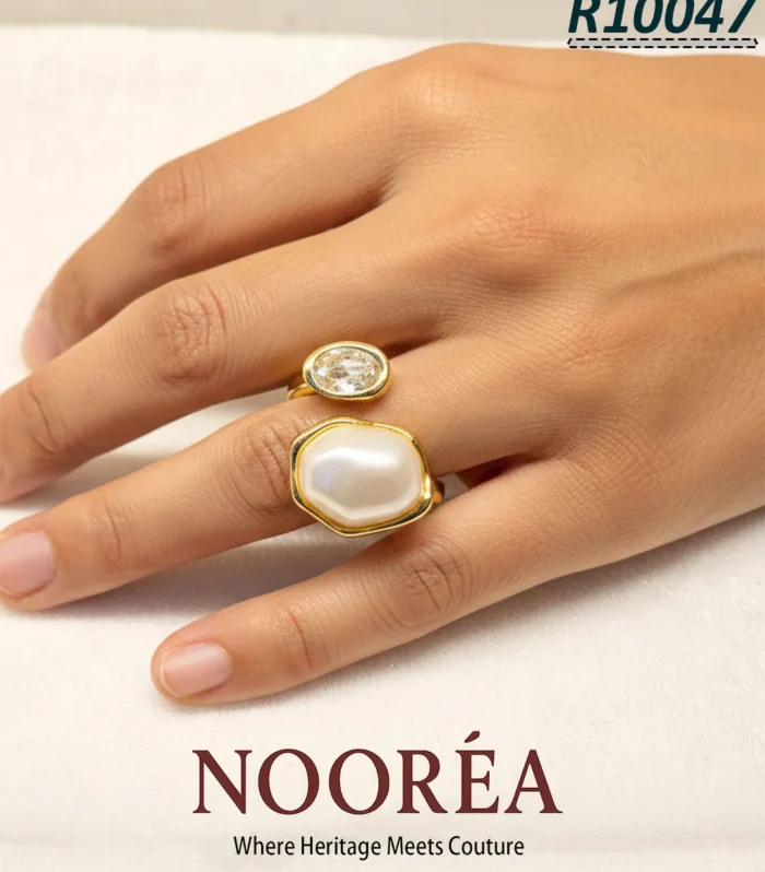 Ivory Drop Duo Ring