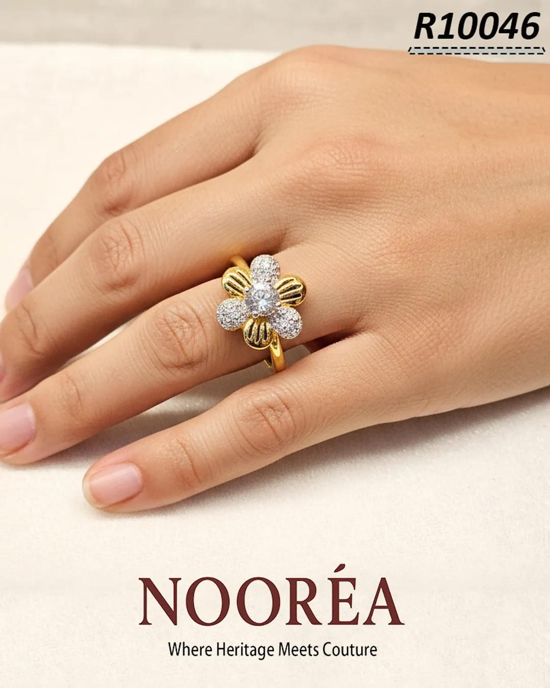 Petite Bloom Charm Ring