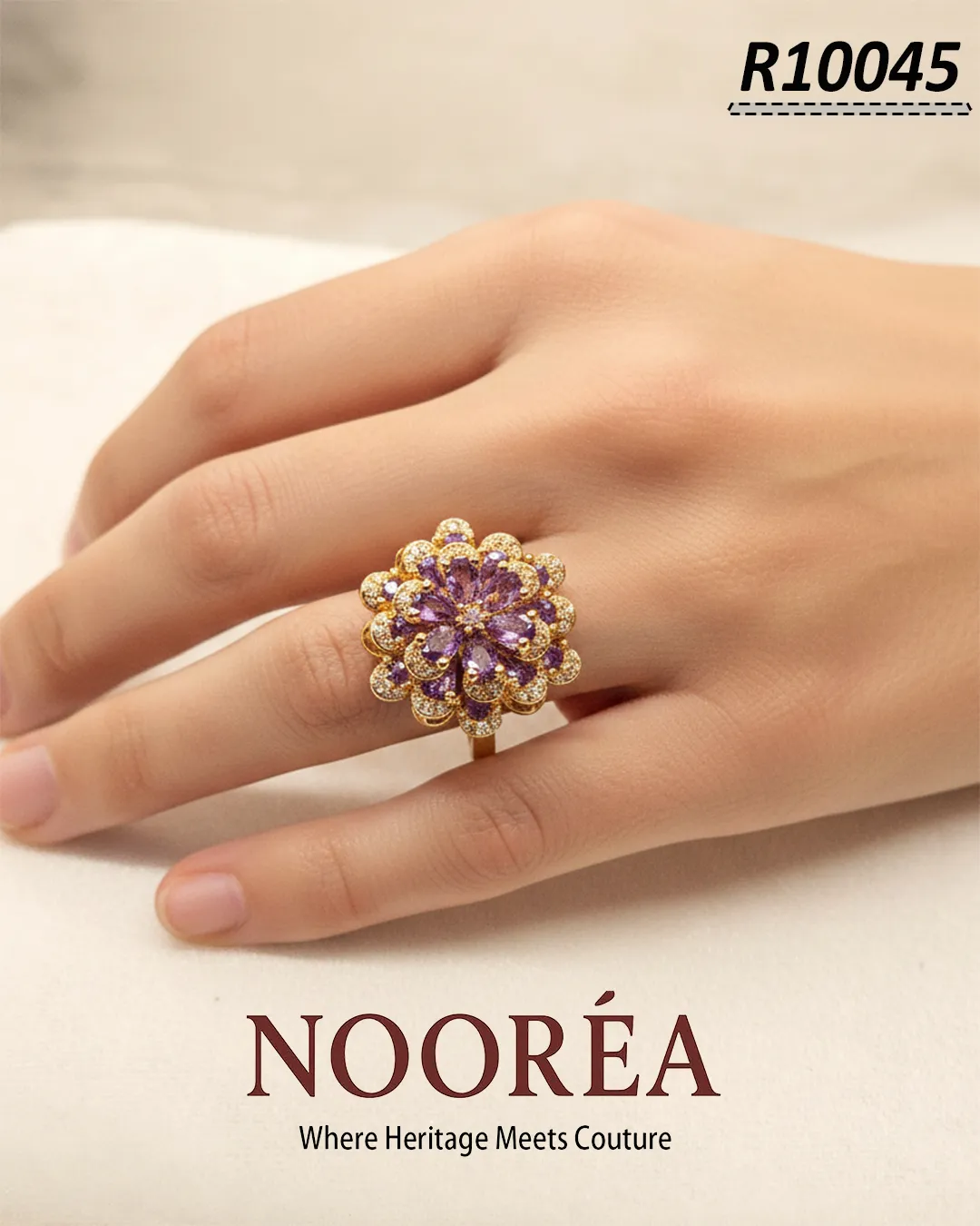 Royal Amethyst Spark Ring