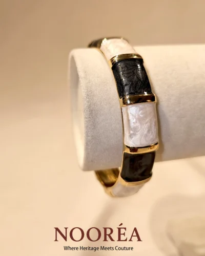 Noir Pearl Bangle