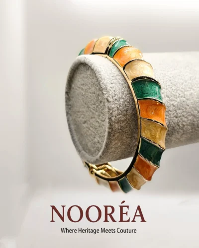 Emerald Crown Bangle