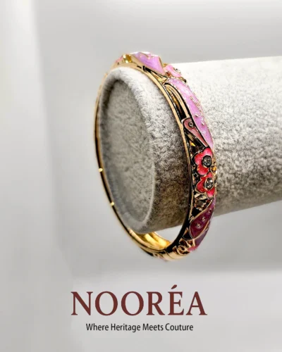 Rosetta Charm Bangle