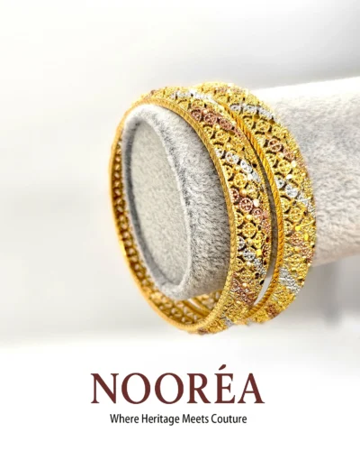 Golden Crown Net Bangles