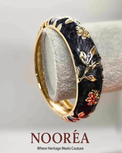 Midnight Bloom Heritage Cuff