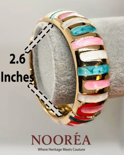 Candy Stripe Open Cuff