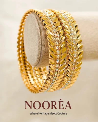 Leafline Sparkle Bangles