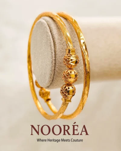 Tazeen Beaded Charm Bangle