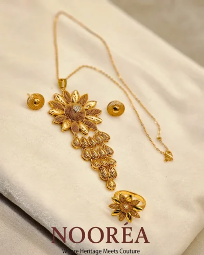Surabhi Long Floral Necklace
