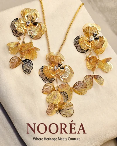 Kanika Floral Drop Set