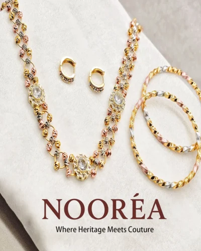 Radiant Golden Mosaic Set