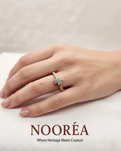 Petite Diamond Cluster Ring