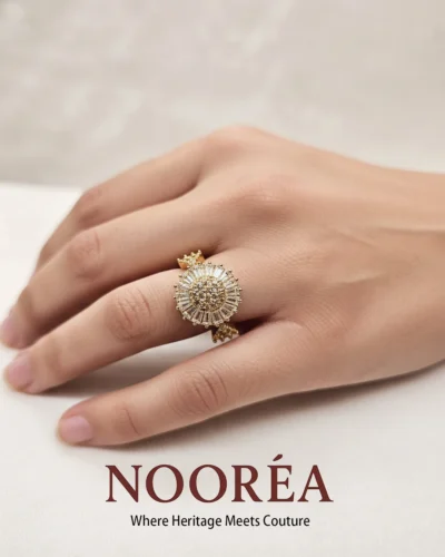 Ornate Gold Dome Ring