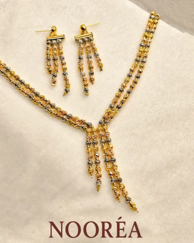 Midnight Gold Fringe Set