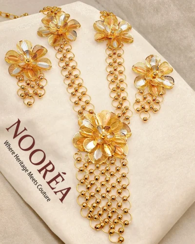 Golden Bloom Cascade Set