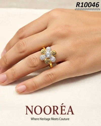 Petite Bloom Charm Ring