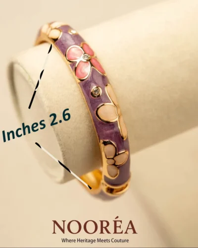 Floral Enamel Bangle